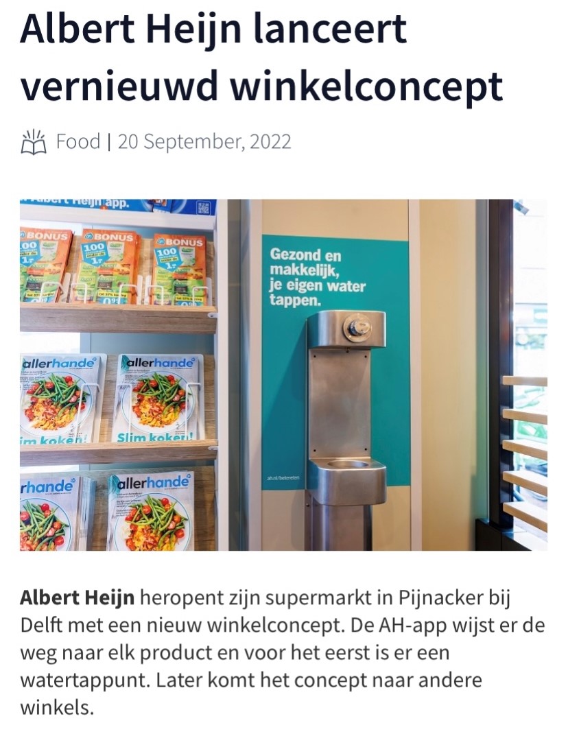 KWTP watertappunt Albert Heijn